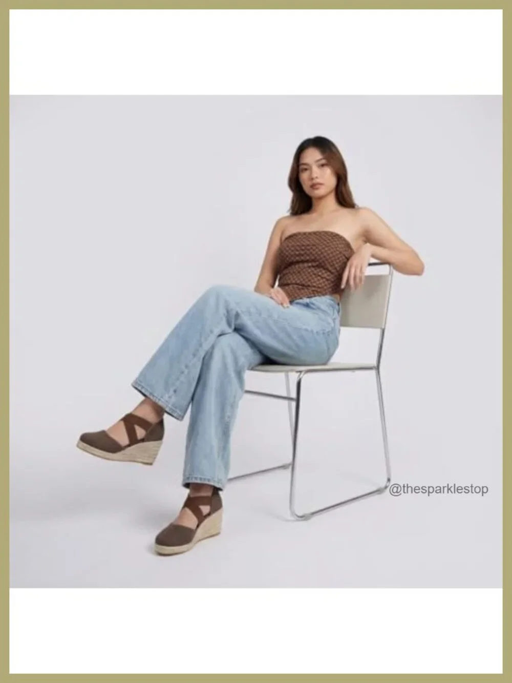 Cushioned Espadrille Wedge Sandals with Elastic Straps Closed Toe